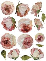 Painterly Florals Decor Transfer