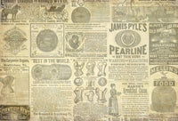 Vintage Ads Decoupage Tissue