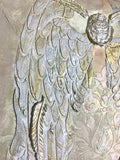 Angel wings wall art