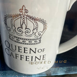 C. R. Gibson Queen of Caffeine Box Mug