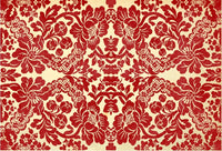 Red Damask Decoupage Tissue