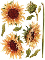 Painterly Florals Decor Transfer