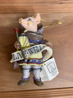 Vintage 3D Collectible Joanne West Ornaments