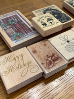 Christmas rubber stamp 8 Piece Set