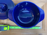 Chantal 1 1/4 Qt. Covered Stoneware Casserole Royal Blue