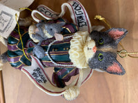 Vintage 3D Collectible Joanne West Ornaments