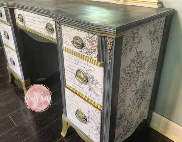Jean: Vintage Vanity With Mirror-SOLD