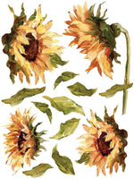 Painterly Florals Decor Transfer