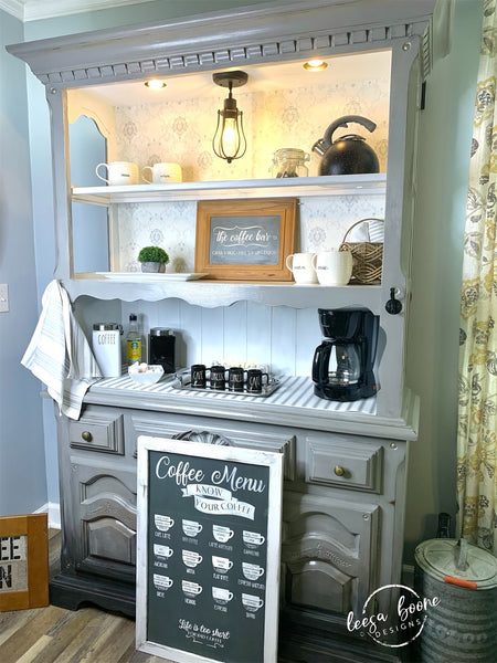 Sophie: Coffee Bar Hutch-SOLD