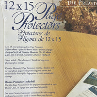 Creative Memories 12x15 Page Protectors