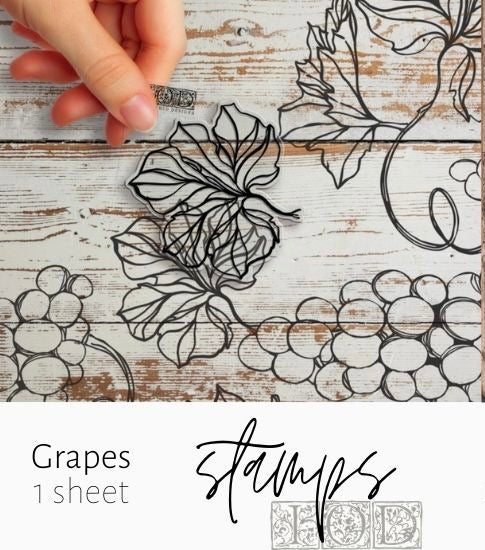 Grapes 12x12 IOD Stamp™- RETIRED