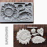 Sunflowers IOD Decor Moulds
