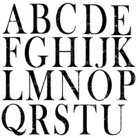 Typesetting Decor Stamp