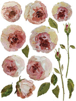 Painterly Florals Decor Transfer