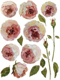 Painterly Florals Decor Transfer