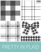 Pretty in Plaid  12x12 IOD Stamp