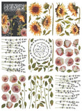 Painterly Florals Decor Transfer