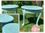 Mandala Side Tables (2)- SOLD