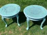 Mandala Side Tables (2)- SOLD