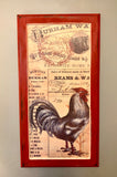 Country Rooster Decoupage Tissue