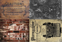 Industrial Projects Blocks Decoupage Tissue Paper