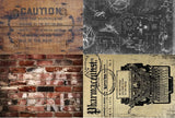 Industrial Projects Blocks Decoupage Tissue Paper