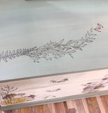 Sepia Blossoms Dresser with Mirror-SOLD