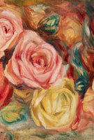 Textured Floral Left Decoupage Tissue Paper