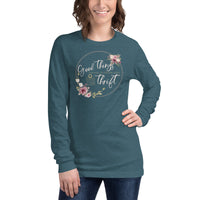Good Things Come to Those Who Thrift Unisex Long Sleeve Tee