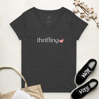 Thrifting Women’s recycled v-neck t-shirt