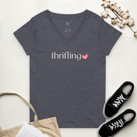 Thrifting Women’s recycled v-neck t-shirt